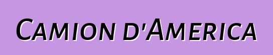 Camion d'America