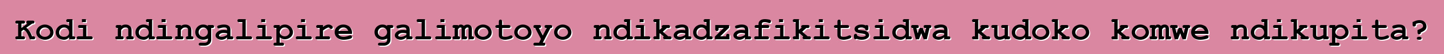 Kodi ndingalipire galimotoyo ndikadzafikitsidwa kudoko komwe ndikupita?