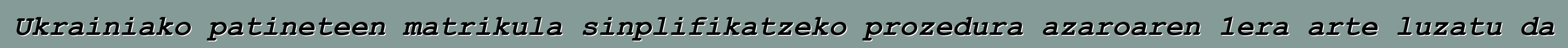 Ukrainiako patineteen matrikula sinplifikatzeko prozedura azaroaren 1era arte luzatu da