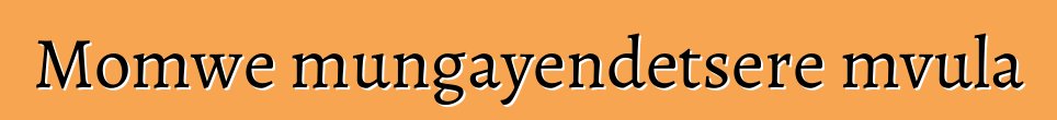 Momwe mungayendetsere mvula