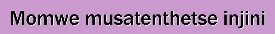 Momwe musatenthetse injini