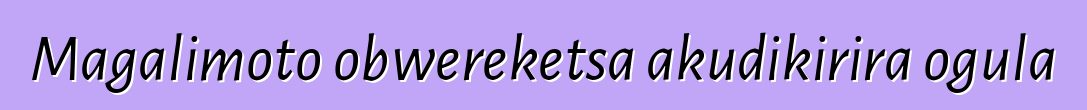 Magalimoto obwereketsa akudikirira ogula