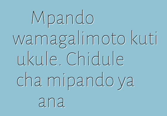 Mpando wamagalimoto kuti ukule. Chidule cha mipando ya ana