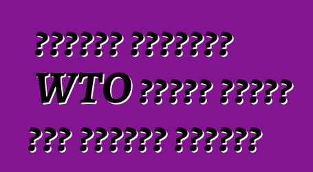 ኤክስፐርት ይተነብያል፡ WTO በዩክሬን የጉምሩክ ታሪፍ እንዲቀንስ አይፈልግም