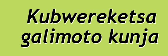 Kubwereketsa galimoto kunja