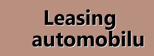 Leasing automobilů