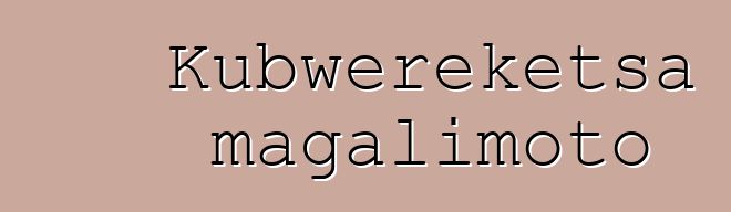 Kubwereketsa magalimoto
