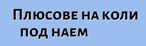 Плюсове на коли под наем