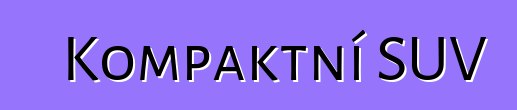 Kompaktní SUV