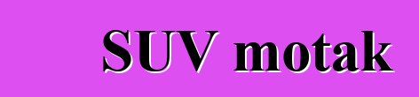 SUV motak