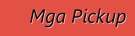 Mga Pickup