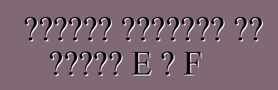 سيارات أوروبية من الفئة E و F