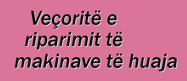 Veçoritë e riparimit të makinave të huaja
