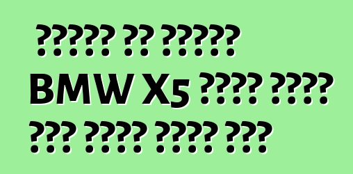 በአውሮፓ እና በአሜሪካ BMW X5 መኪኖች መካከል ያለው ልዩነት ምንድን ነው?