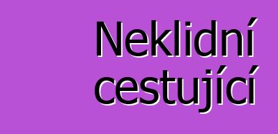 Neklidní cestující