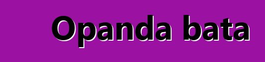 Opanda bata