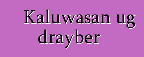 Kaluwasan ug drayber