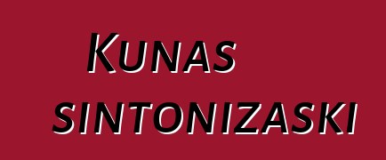Kunas sintonizaski