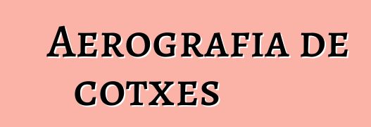 Aerografia de cotxes