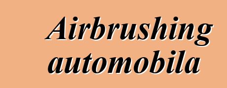 Airbrushing automobila