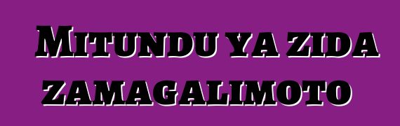 Mitundu ya zida zamagalimoto