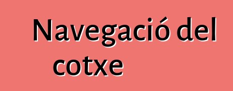 Navegació del cotxe
