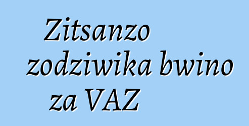 Zitsanzo zodziwika bwino za VAZ
