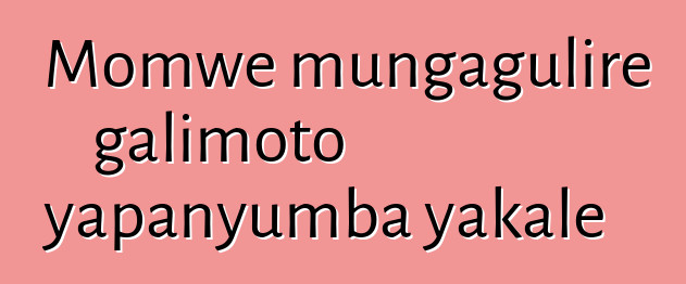 Momwe mungagulire galimoto yapanyumba yakale
