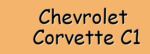 Chevrolet Corvette C1