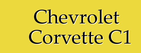 Chevrolet Corvette C1