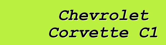 Chevrolet Corvette C1