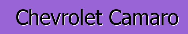 Chevrolet Camaro