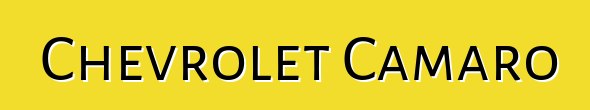 Chevrolet Camaro