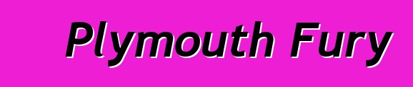 Plymouth Fury