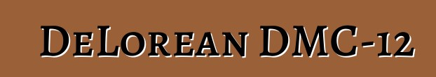 DeLorean DMC-12