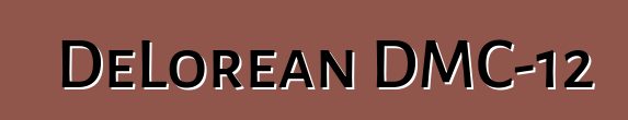 DeLorean DMC-12