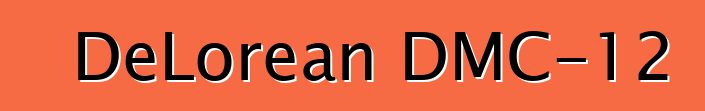DeLorean DMC-12