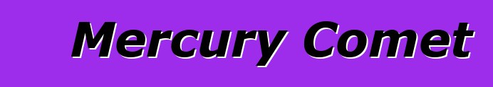 Mercury Comet