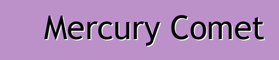 Mercury Comet