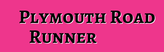 Plymouth Road Runner