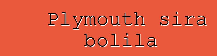 Plymouth sira bolila