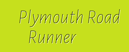 Plymouth Road Runner