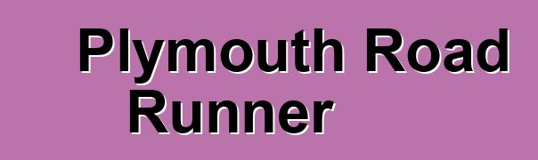 Plymouth Road Runner