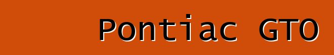 Pontiac GTO