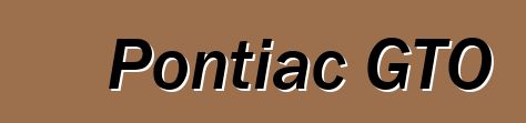 Pontiac GTO