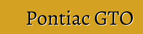 Pontiac GTO