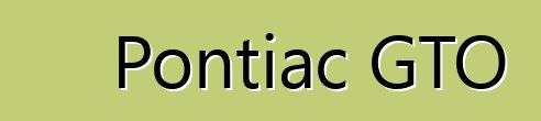 Pontiac GTO
