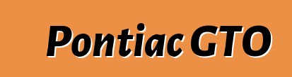Pontiac GTO
