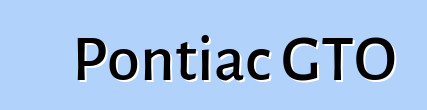 Pontiac GTO