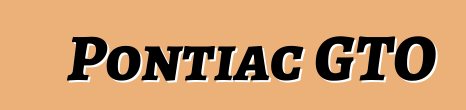 Pontiac GTO